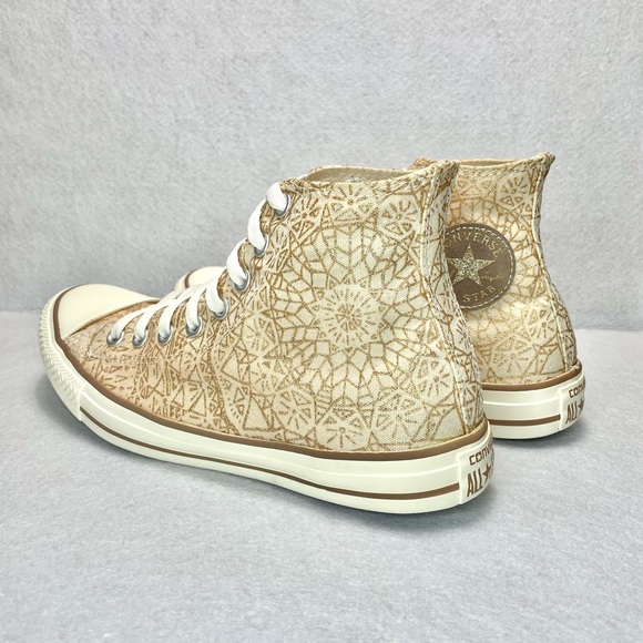Converse All Star 'Snowflake Sparkle' High-Top Sneakers Canvas Women’s Size 10 - Picture 6 of 11